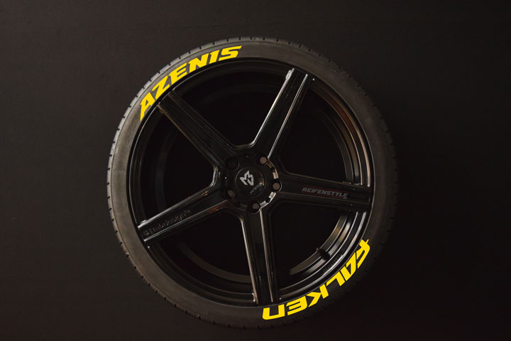 tire lettering FALKEN 1" for 14"15"16"17"18"19"20" TİRE X8 decal. 
