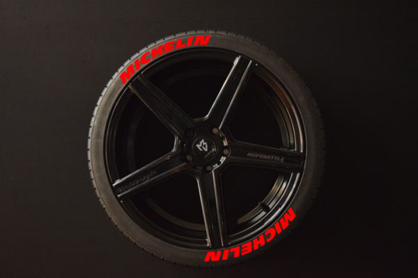 Tirestickers - Tirelabeling-Michelin-red-8er