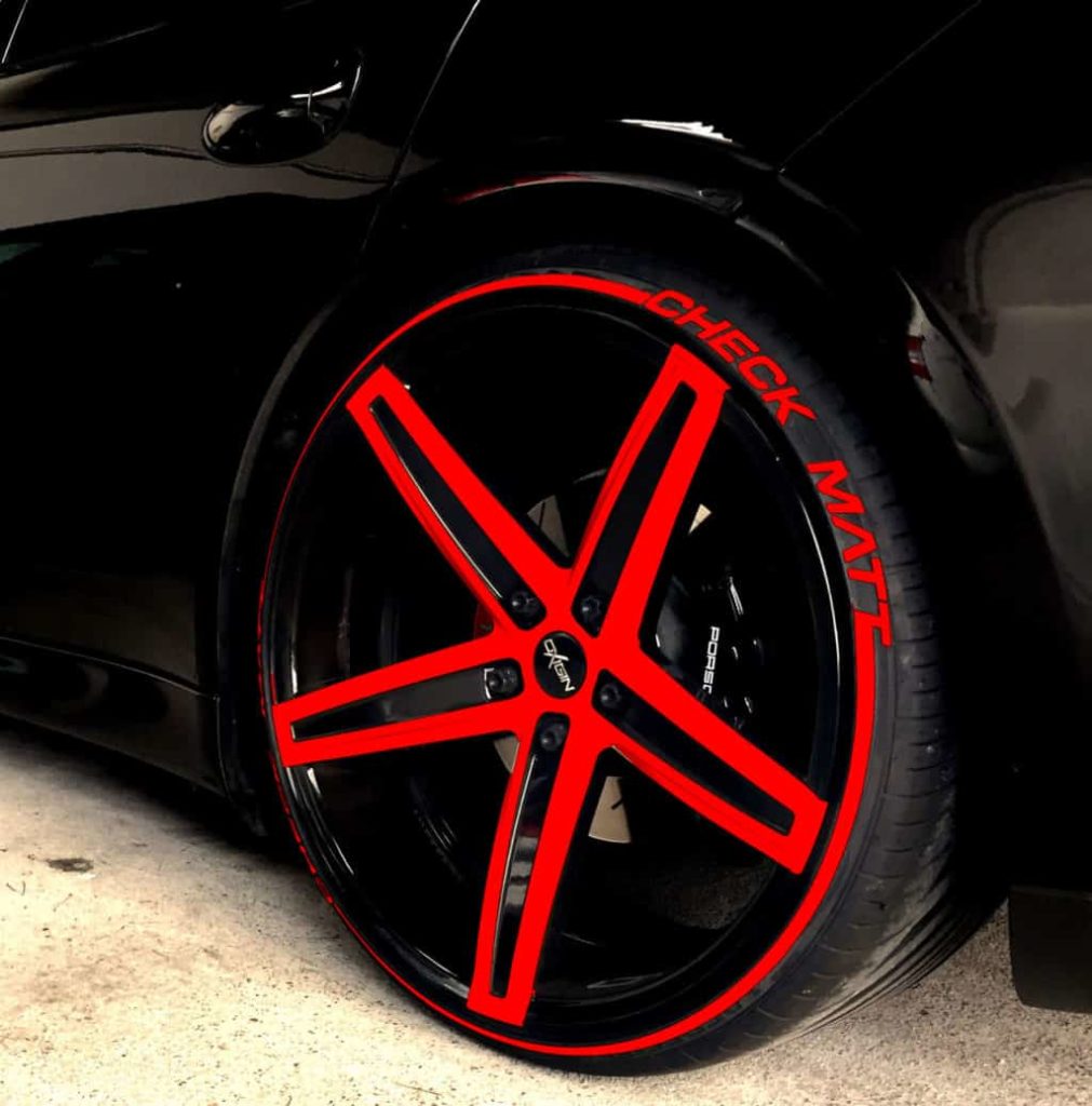 Red - Tirestripes - Reifenstyle.com - Individual Tire Stickers And Tire ...